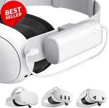 Battery Pack Meta Quest 3 3S Oculus Quest 2 5000mAh Fast Charging Portable US
