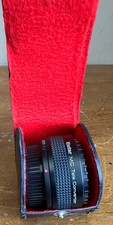Vivitar 2x Tele Converter MC OM 2X-21 Camera Lens w/ Leather Case Caps Japan