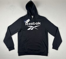 Reebok Identity Big Logo Fleece Hoodie Black Adult 2XL