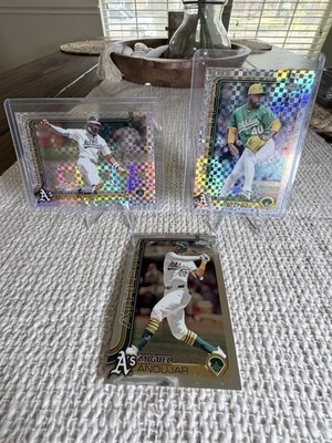 2025 Topps Chrome A s Refractors   Andujar, Severino & Butler (3 Cards)