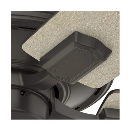Hunter Fan Crestfield Ceiling Fan 52In Bronze Bleached Grey Pine - Picture 5 of 8