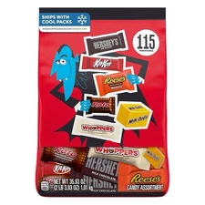Hershey’s Candy, Halloween 115 Miniatures Mix - KitKat Reese’s Rolo Whoppers