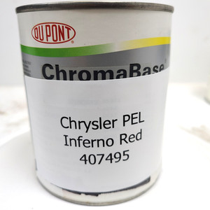 Pint Dupont Chromabase 1996-2006 Chrysler PEL Inferno Red Pearl 407495 Basecoat