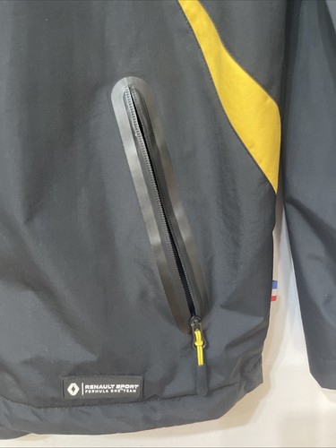 Renault Sport Infiniti Formula 1 Team Racing Rain Jacket Men’s Large Black - Picture 3 of 15