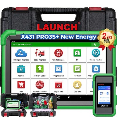 LAUNCH X431 PRO3S+ EV Diagnosegerät OBD2 Bluetooth Kfz Scanner ECU Coding J2534