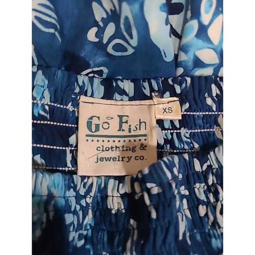 Go Fish Batik Rock XS Bohemian Beach Island Tribal Natur Blau Hawaii - Bild 6 von 7