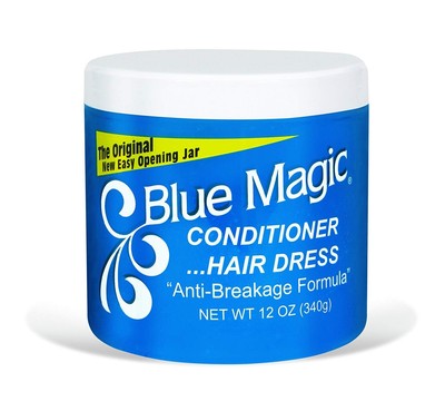 Blue Magic Conditioner Hair Dress Anti-Breakage Formula Keeps Hair Natural 12 Oz