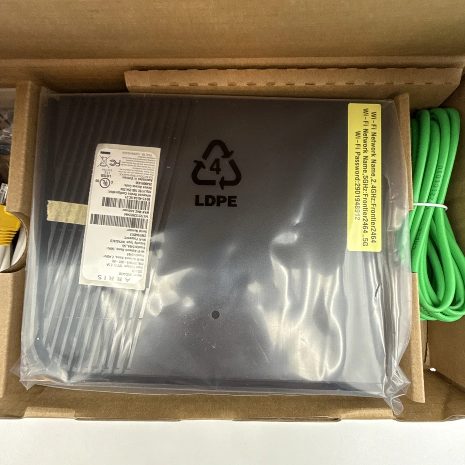 NEW SEALED ARRIS Frontier NVG443B Dual Band Wi-Fi DSL Router  - Image 2 of 4
