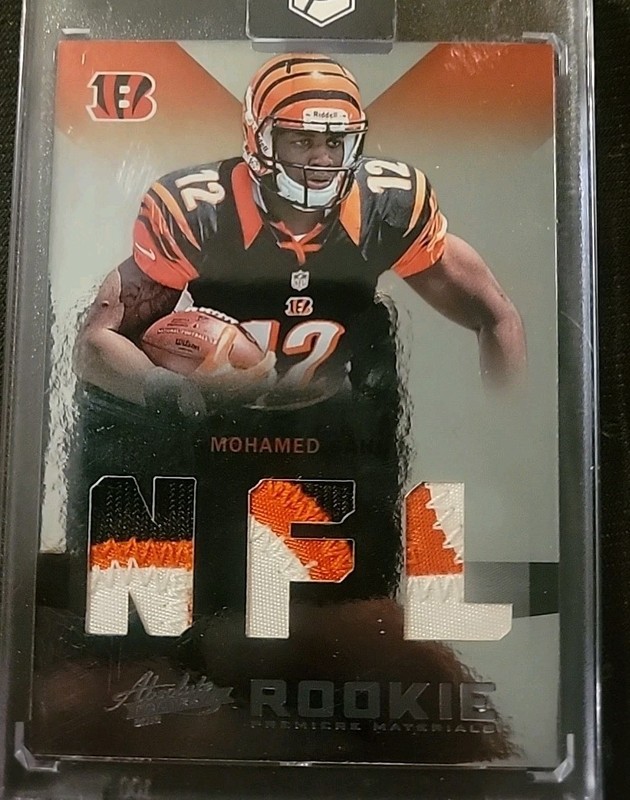 2012 Panini Absolute - Rookie Premiere Materials Mohamed Sanu #223 Nfl Prime /50