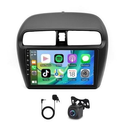 9'' Autoradio CarPlay Für Mitsubishi Mirage 2012-2019 Android 14 GPS Navi 4+64G