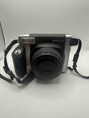 Fujifilm Instax Wide 300 Instant Film Camera - Black/Silver - With Strap Tested