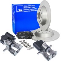Ate Bremsscheiben BeläGe + Bremssattel Set Hinten FüR Q3 8UB Passat B7 Tiguan 5N