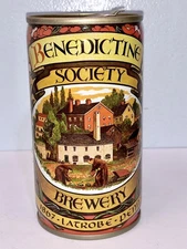 SCARCE PULL TAB Benedictine Society 1978 American Historical #3 Vintage Beer Can