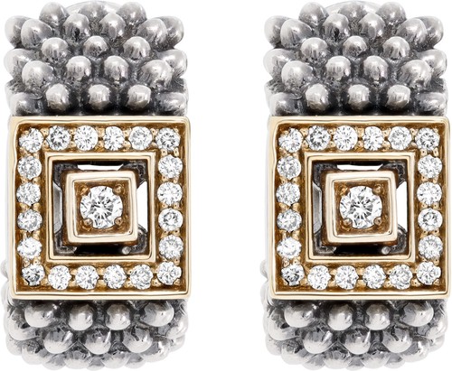 Lagos Caviar in Sterling Silver and 18k yellow gold