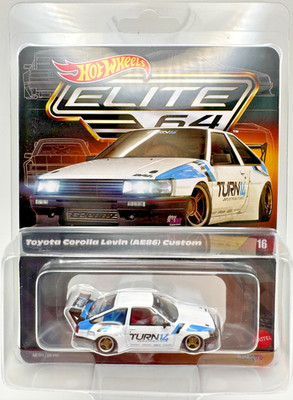 2025 Hot Wheels Elite 64 Series #16 Toyota Corolla Levin AE86 Custom JCV06-9893