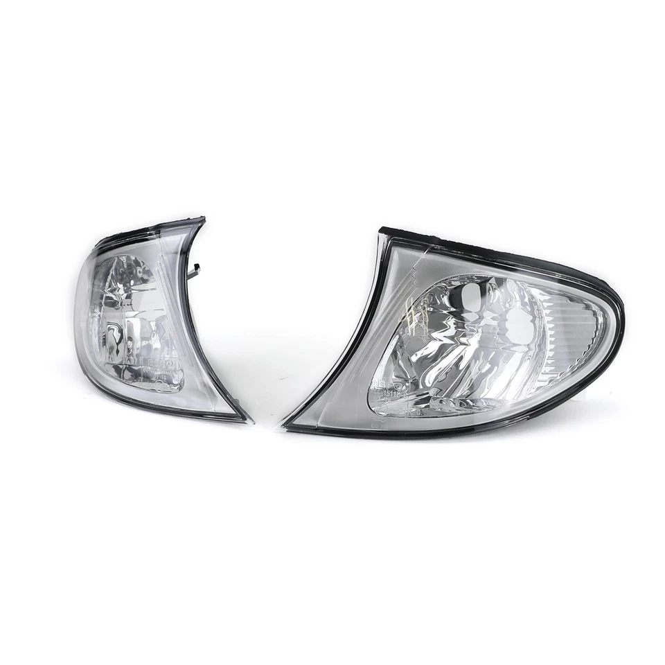 Klarglas Blinker Set Chrom passend für 3er BMW E46 Limousine Touring 01-05 - Bild 2 von 4