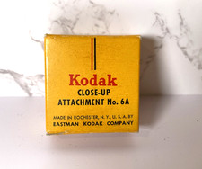 Vintage Kodak Close-up 28.5 mm Attachment No. 6A W/Box