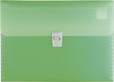 Brunnen Fact Folder Translucent Polypropylene 0.75 mm A4 Pack of 10 Green