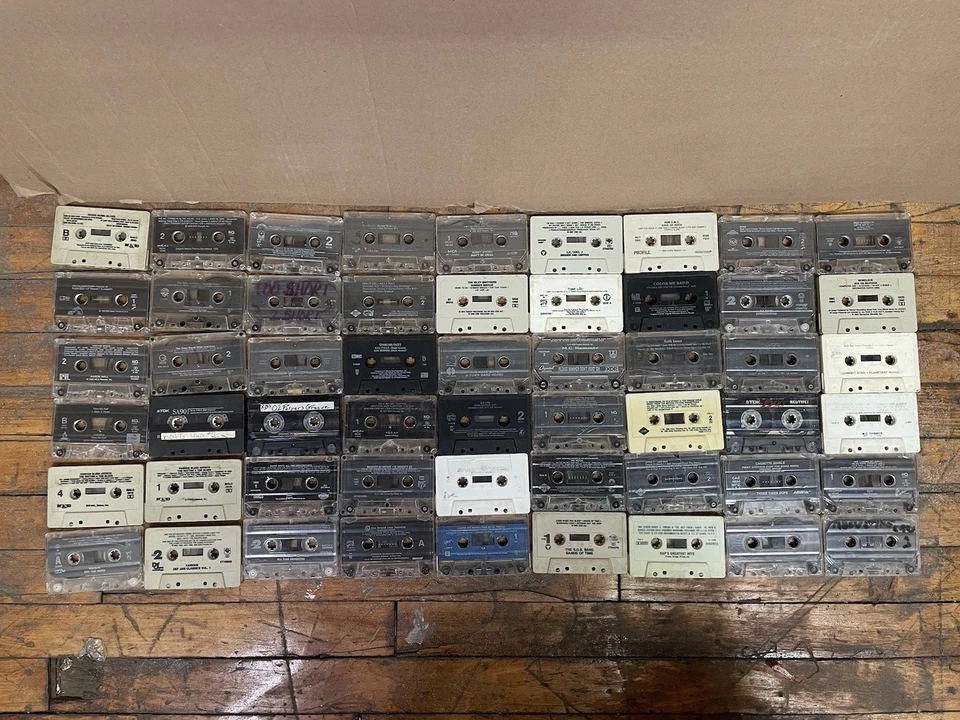 80's 90's Hip Hop Rap 70's Funk Soul Vintage Cassette Tape No Case Lot of 198 — 第 2/4 张图片