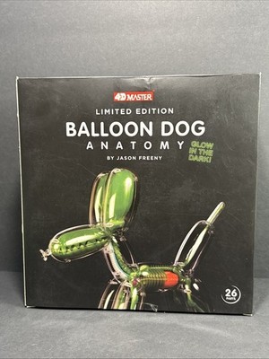 4D Master Jason Freeny Balloon Dog Anatomy Model Limited EDT. Glow In The Dark