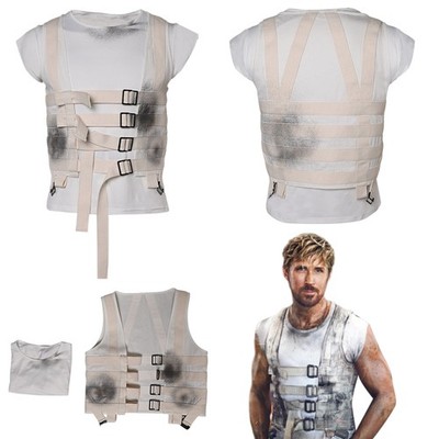 Film The Fall Guy(2024) Colt Seavers Cosplay T-shirt Vest Tops Costume Halloween