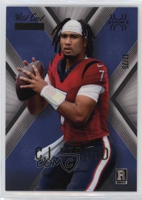 2023 MATTE Rookie Special Edition X-Plode White - Blue X /75 CJ Stroud RC 19di