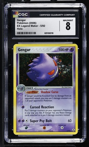 Gengar graded CGC 8 for sale on eBay