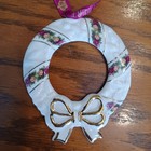 COLLECTABLE PORCELAIN ROYAL ALBERT OLD COUNTRY ROSES CHRISTMAS WREATH ORNAMENT — photo 2