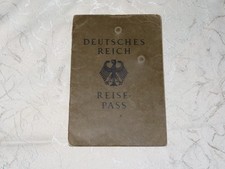 Reisepass Deutsches Reich !! E