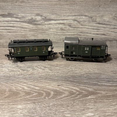 Fleischmann HO Western Germany Passenger Car & Freight Car Set Old Style