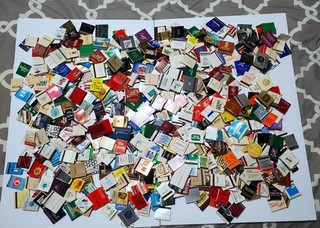 🔥 Huge Lot Of Over 650 Vintage 1970s MATCHBOOKS Matches All Over USA & Canada