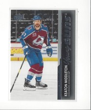 2021-22 Upper Deck #211 Keaton Middleton YG RC Rookie Avalanche