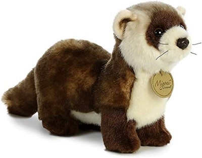 Aurora Myoni 10.5'' Black Footed Ferret 81107 Plush Stuffed Animal Toy