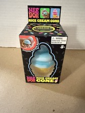 Nee Doh Nice Cream Cone Squishy Blue