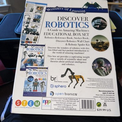 STEM Wonders of Learning: Discover Robotics - Guide to Amazing Machines NEW NIB