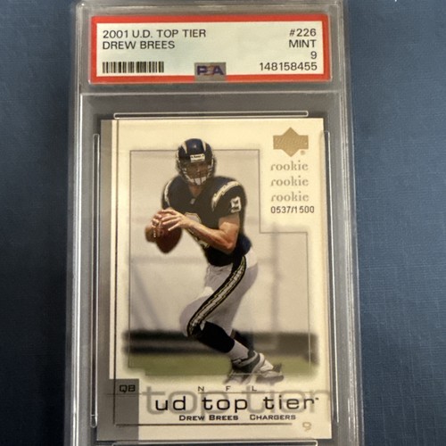 Drew Brees #226 2001 Upper Deck Top Tier card