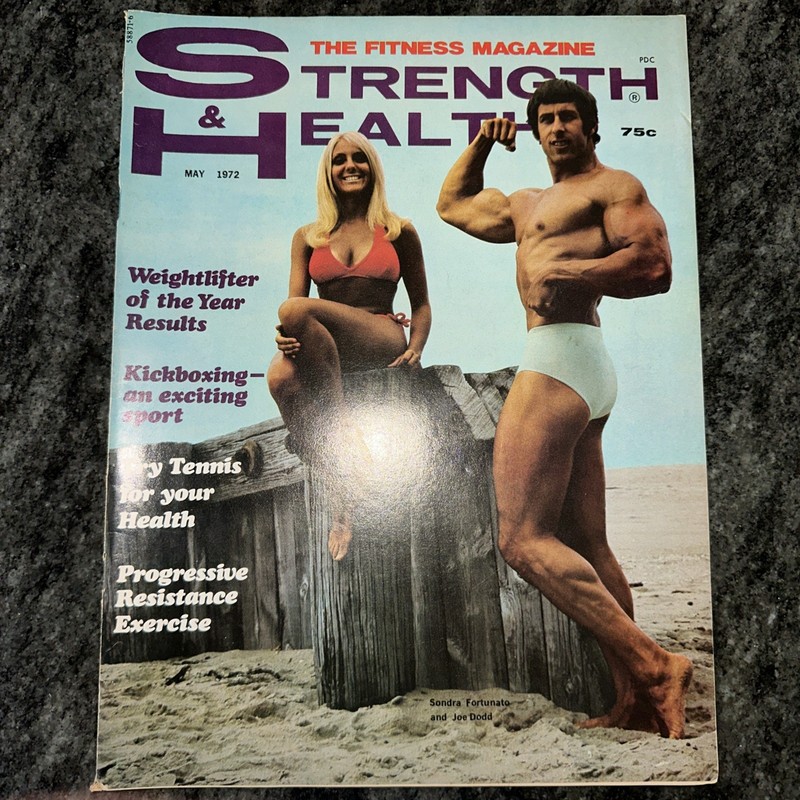 Strength & Health Fitness Magazine May 1972 - Sondra Fortunato & Joe Dodd