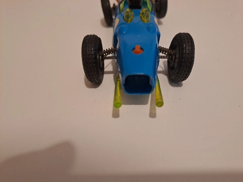 Joma Miniamil Monthlery Ferrari F1 Bleue N°7 1/30 Slot Car Almost Mint France - Immagine 3 di 4