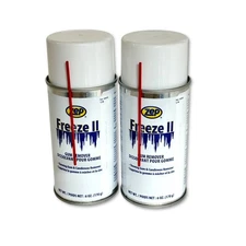 Zep Freeze II Gum Remover Freezing Spray 6oz Cans , 2 Pack