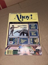 Vintage Ahoy! Commodore Computer Magazine Sept 1986 Retro Video Gaming 1980's