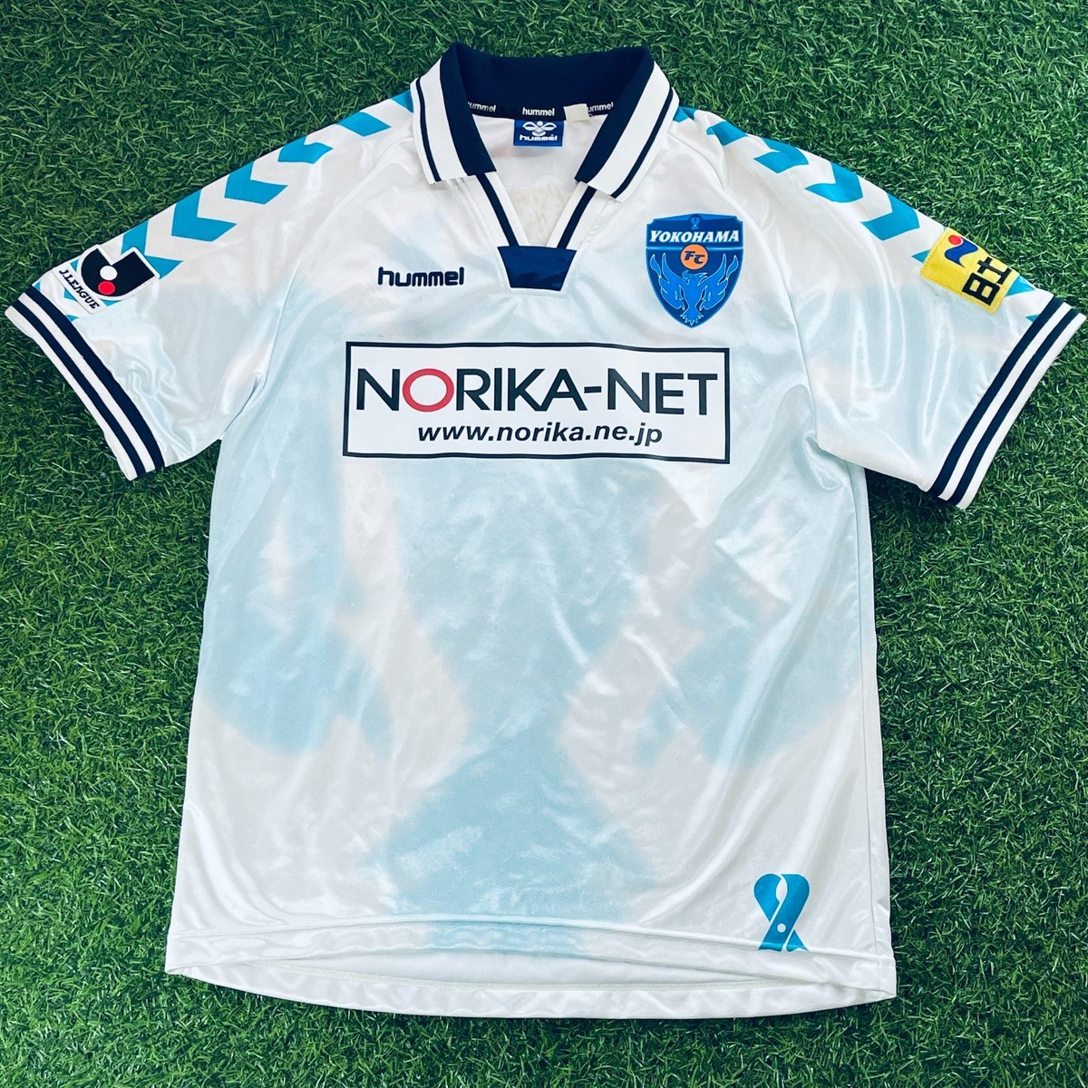Yokohama FC 2002 Official Home Jersey Shirt Kit - JPN L - J League