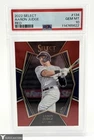 2022 Panini Select #134 NY Yankees Aaron Judge Red Prizm Card PSA 10 GEM /199