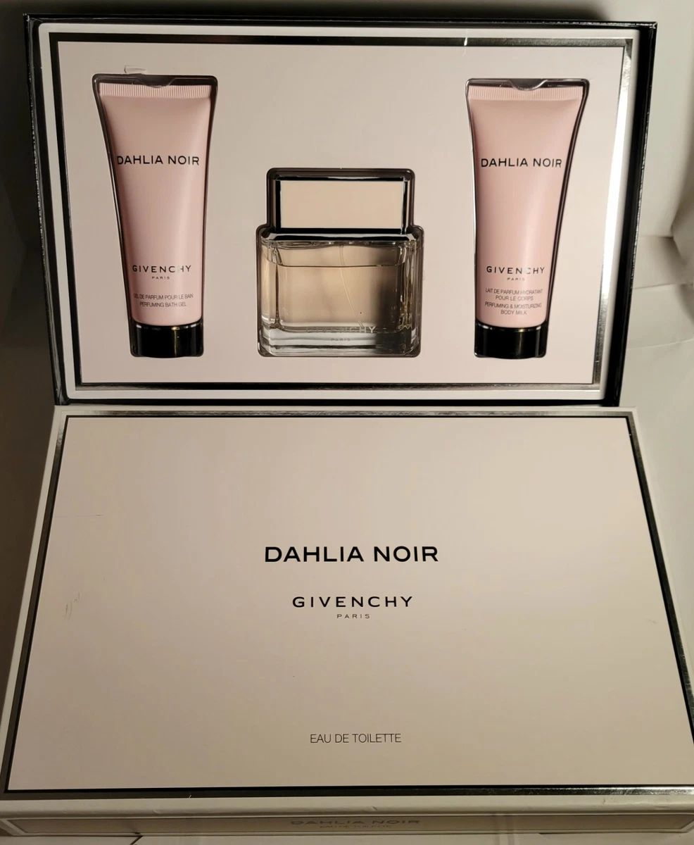 GIVENCHY DAHLIA NOIR Women 3 pc GIFT SET EAU DE PARFUM SPRAY NEW