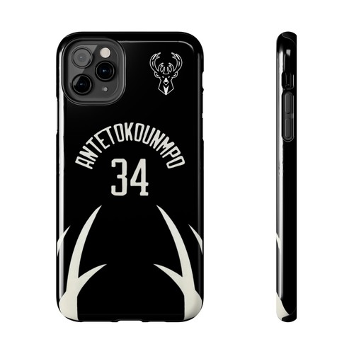 Giannis Antetokounmpo Milwaukee Bucks - Basketball iPhone und Samsung Hülle schwarz - Bild 38 von 43