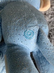 10" Fingerlings Baby Monkey Blue w Sound Bendable Arms & Legs Plush Toy Rare