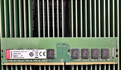 Kingston 16GB DDR4 2400 2Rx8 PC4-2400T-EE1 KVR24E17D8/16 PC4-19200