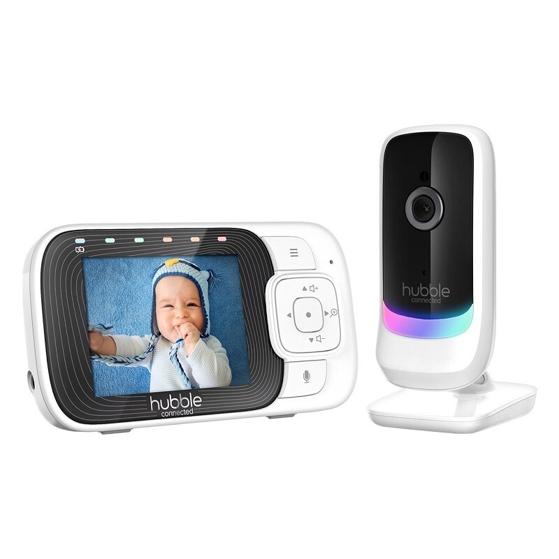 Детский телефон Hubble Nursery Pal Essential Weiß Video Babyphone - 300 м, 2-Wege, Nachtsicht