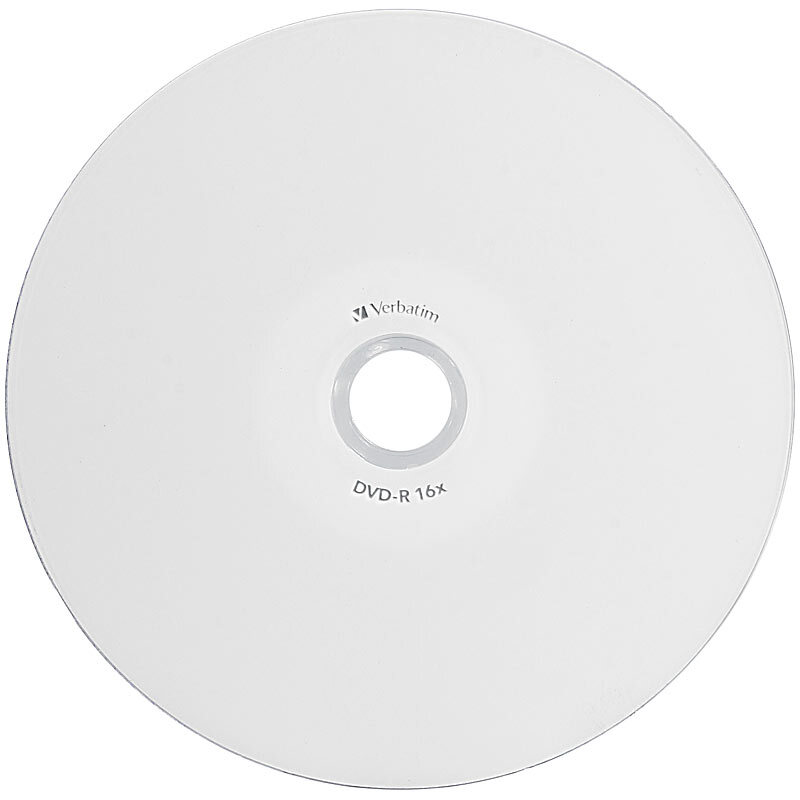 Verbatim DVD-R 16x Super AZO+ Photo-Printable, 25er-Spindel