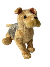 NEW TY Beanie Babies Baby Plush Stuffed Animal Whiskers Brown Puppy Dog