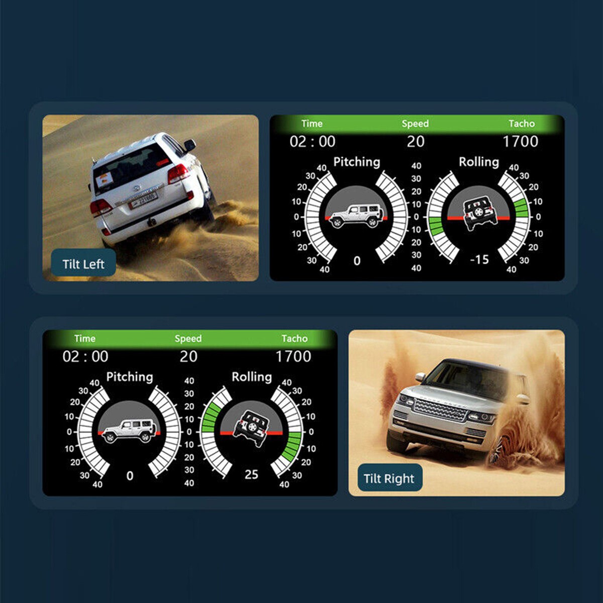 HUD OBD2 Head Up Car Digital Display Gauge Speedometer Turbo